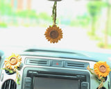 Sunflower Car Rear View Mirror Accessories