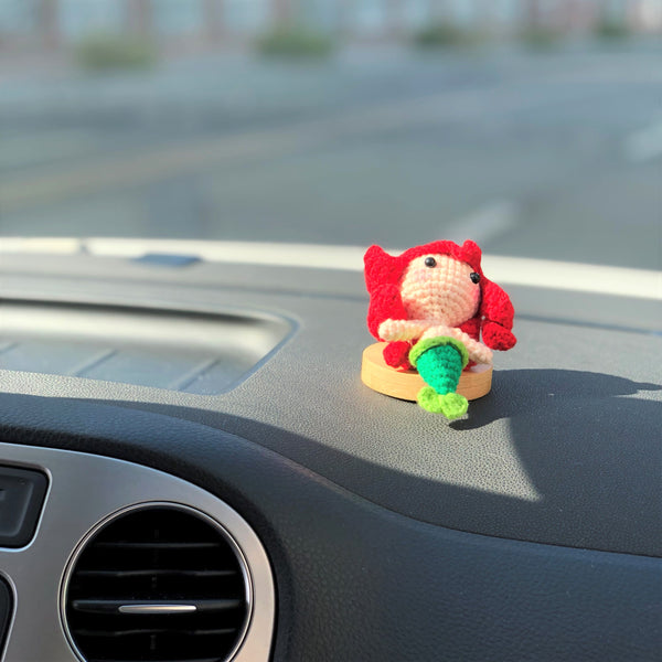 Croceht Car Dashboard Decor- Little Mermaid