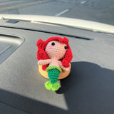 Croceht Car Dashboard Decor- Little Mermaid