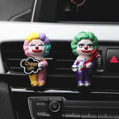 2Pcs Clown Car Air Freshener Vent Clips