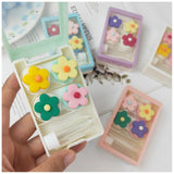 Pack of 2 Flowers Contact Lense Case