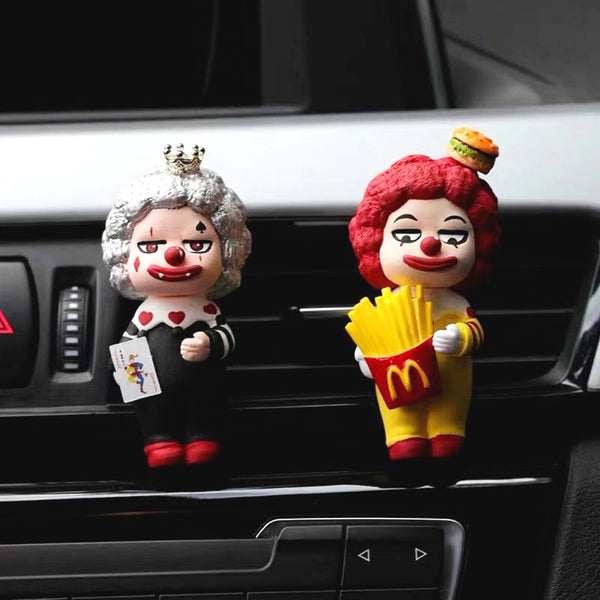 2Pcs Clown Car Air Freshener Vent Clips