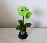 Crochet Car Dashboard Decor- Pea Shooter