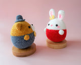 Crochet Car Dashboard Decor- Mr. Bear & Ms. Bunny