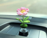 Crochet Car Dashboard Accessories- Little Flowers