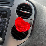 3Pcs Plaster Car Vent Clips - Rose & Flowers