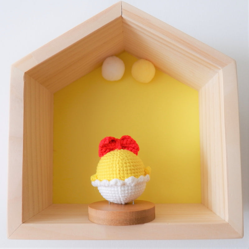 Crochet Car Dashboard Accessories- Baby Chick