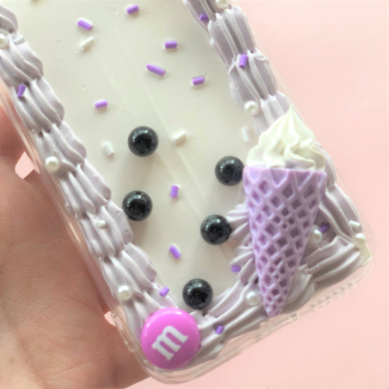 Decoden Phone Case, Bubble Tea/Ice Cream Theme 3D Phone Case, Full Whip Custom Phone Case for iPhone 12/11/XR, OnePlus, Samsung