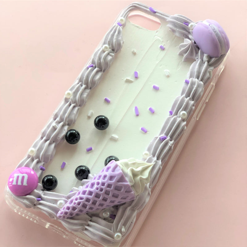 Decoden Phone Case, Bubble Tea/Ice Cream Theme 3D Phone Case, Full Whip Custom Phone Case for iPhone 12/11/XR, OnePlus, Samsung