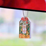 Car Mirror Hanging Accessories, Japanese Amulet Omamori Car Air Freshener Hanging Charm, Good Luck Car Accessories for Health, Wealth, Safe