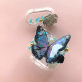 Decoden AirPods Case, Vintage Butterfly Silicone AirPods Cover Case, Whipped Cream AirPods Case, Cute Butterfly Case for Airpods 1/2/Pro