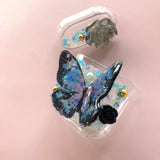 Decoden AirPods Case, Vintage Butterfly Silicone AirPods Cover Case, Whipped Cream AirPods Case, Cute Butterfly Case for Airpods 1/2/Pro