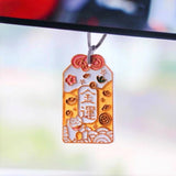 Car Mirror Hanging Accessories, Japanese Amulet Omamori Car Air Freshener Hanging Charm, Good Luck Car Accessories for Health, Wealth, Safe