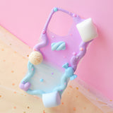 Custom Decoden Phone Case,  Cute Marshmallow iPhone Case,  Kawaii 3D Phone Case, Ombre Phone Case for iPhone X/11/XR/12, OnePlus, Galaxy