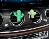 2Pcs Cute Car Vent Clips, Freshening Cactus Car Accessories, Boho Car Air Freshener, Car Mask Hanger, Cute Cactus Car Interior Decor