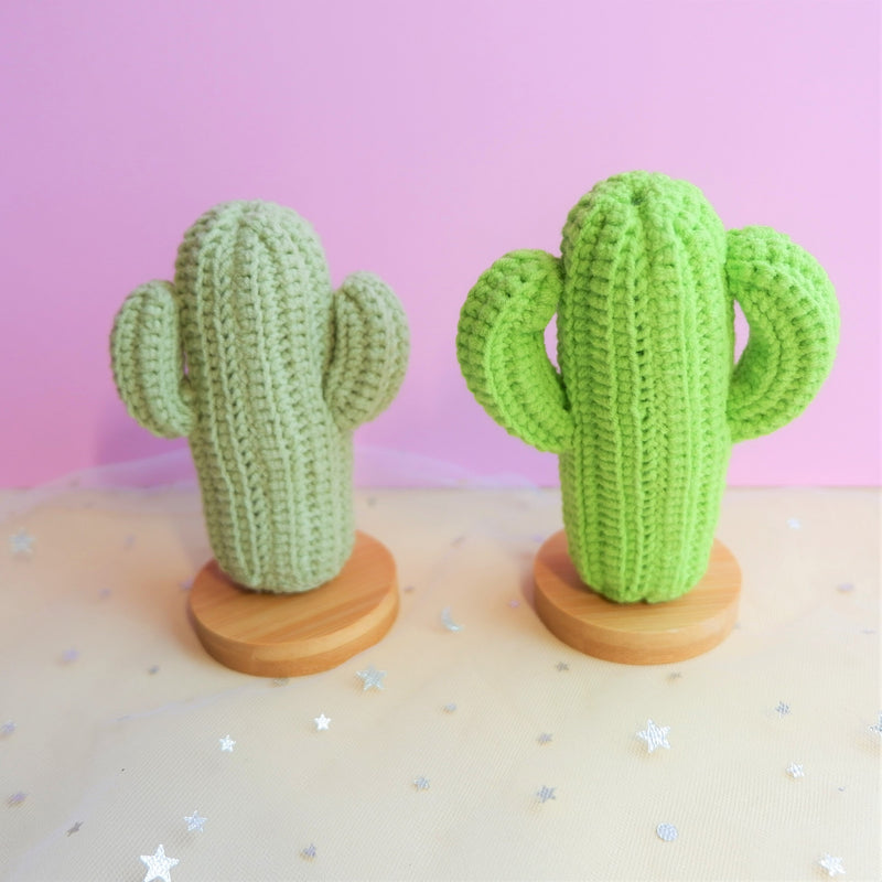 Cute Car Dashboard Decor, Crochet Cactus Car Accessories for Teens/Women, Boho Freshening Car Interior Accessory