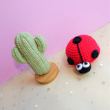 Cute Car Dashboard Decor, Crochet Cactus Car Accessories for Teens/Women, Boho Freshening Car Interior Accessory