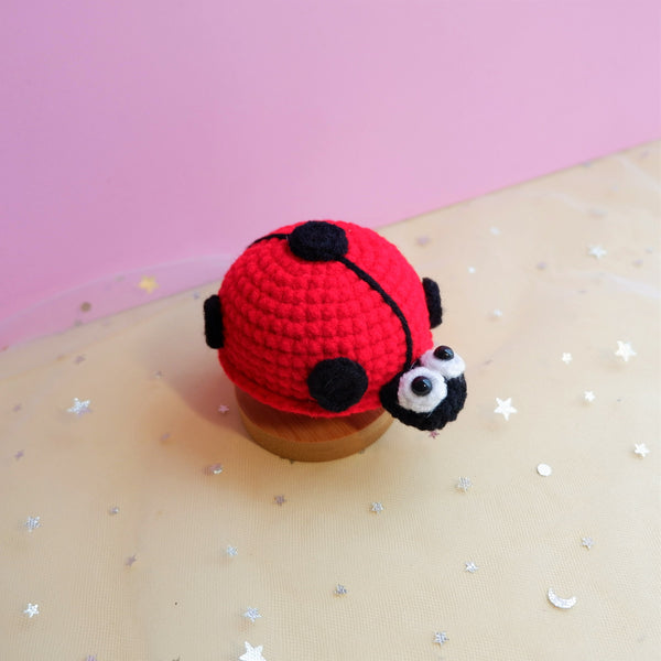 Kawaii Car Dashboard Decor, Crochet Red Ladybug Car Accessory, Cute Car Interior Decor, Boho Car Accessories for Teens/Women