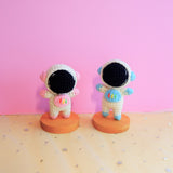 Car Dashboard Accessories, Cute Crochet Astronauts Car Accessories, Kawaii Car Interior Decoration for Couples, Gifts for Her