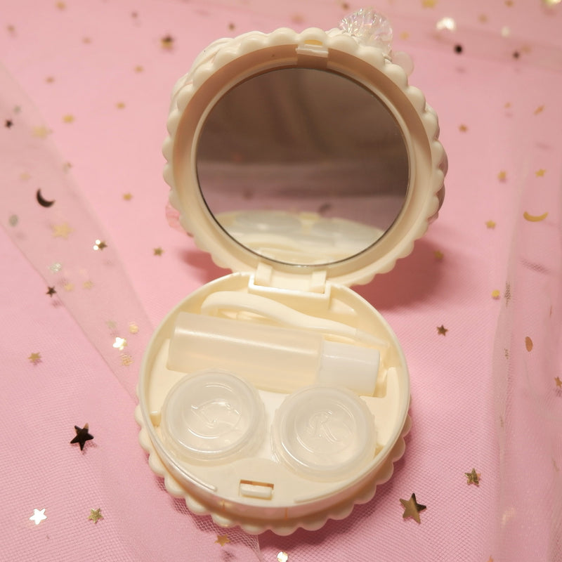 Custom Decoden Contact Lenses Case,  Vintage Angel Contact Lens Container, Baroque Aesthetic Cookie Contacts Case, Gift for Her