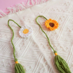 2Pcs Car Mirror Accessories with tassel