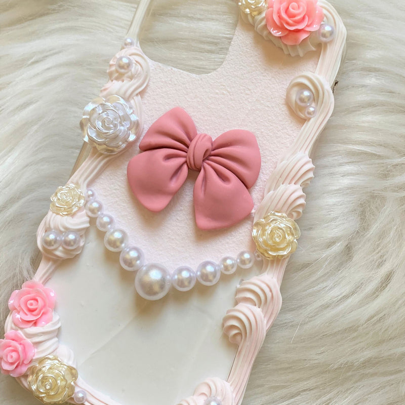 Decoden Phone Case, Vintage Bow-knot iPhone Case, Baroque Aesthetic 3D Phone Case, Phone Case for iPhone 11/12/13 Pro Max, OnePlus, Galaxy