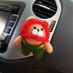 Car Vent Clips Air Freshener- Overalls Lion