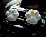 2Pcs/4Pcs Car Vent Clips Air Freshener, Cute Cat Paw Car Accessory for Women/Teen, Kawaii Car Interior Decor, Car Mask Hanger, Gift for Her